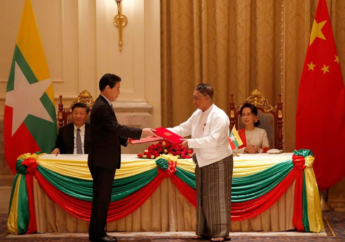မြန်မာနှင့် တရုတ်တို့ သဘောတူညီခဲ့သည့် စာချုပ်နှင့် နားလည်မှု စာချွန်လွှာ ၃၃ ခု