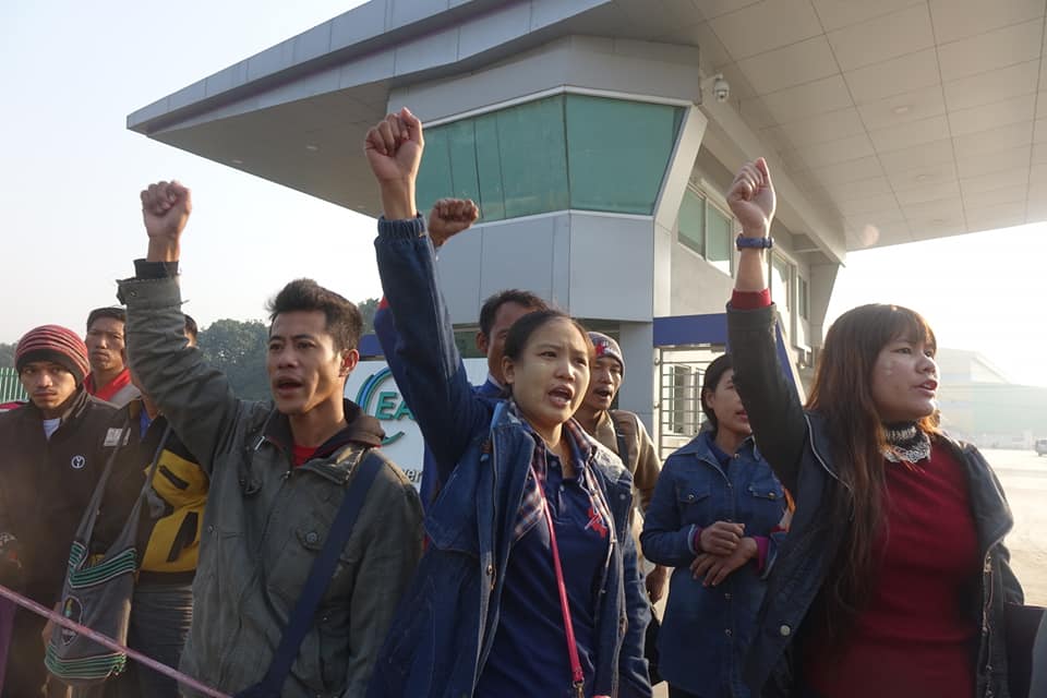 EABC အချိုရည်စက်ရုံဝန်ထမ်းများ သပိတ်မှောက် 
