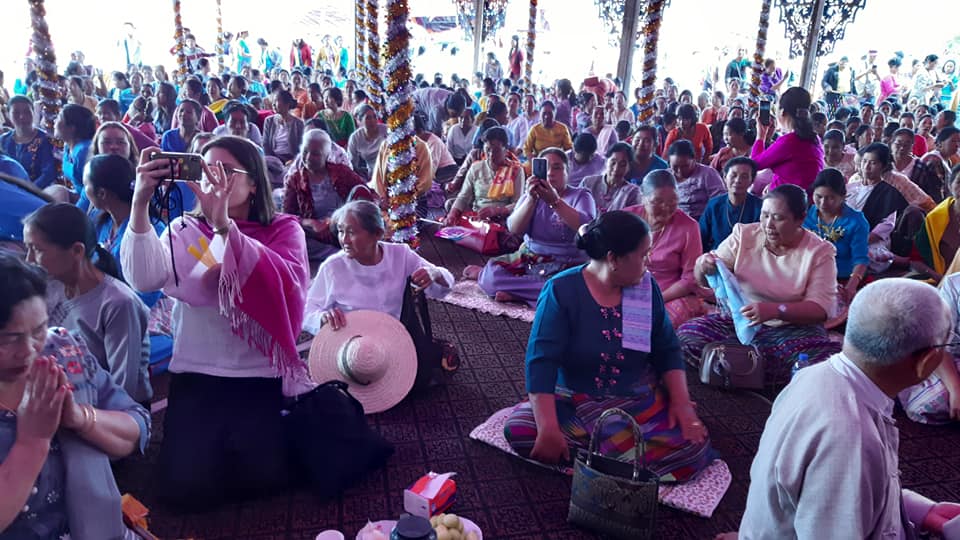 ဇောတိရှမ်းစုပေါင်းရှင်ပြုပွဲ မိုးညှင်းတွင်ကျင်းပ (ဓာတ်ပုံ)