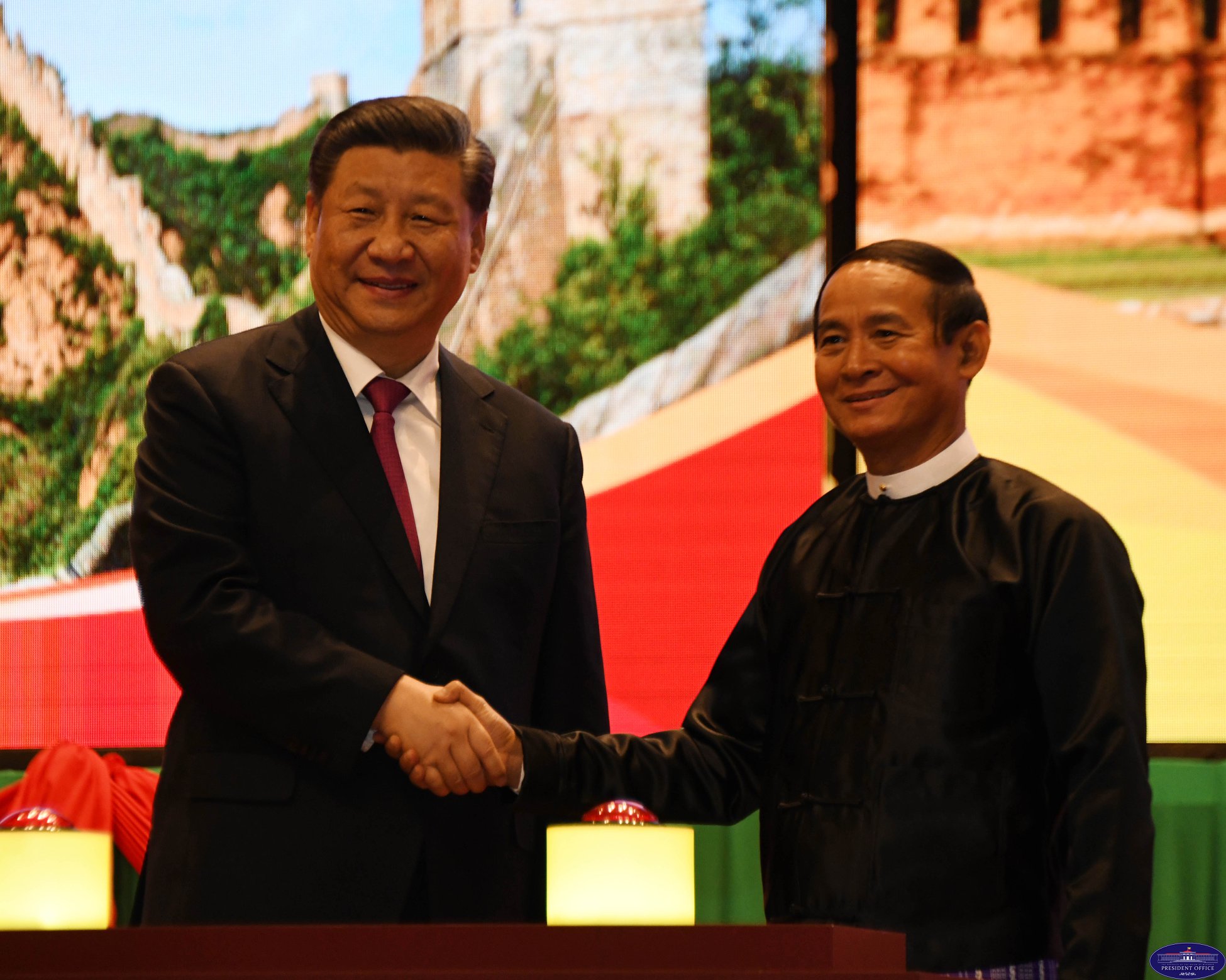 ကိုရိုနာဗိုင်းရပ်စ်ကြောင့် တရုတ်ပြည်သူများအသက်ဆုံးရှုံးနေသည့်အပေါ် စာနာကြောင်း မြန်မာသမ္မတ သဝဏ်လွှာပေးပို့