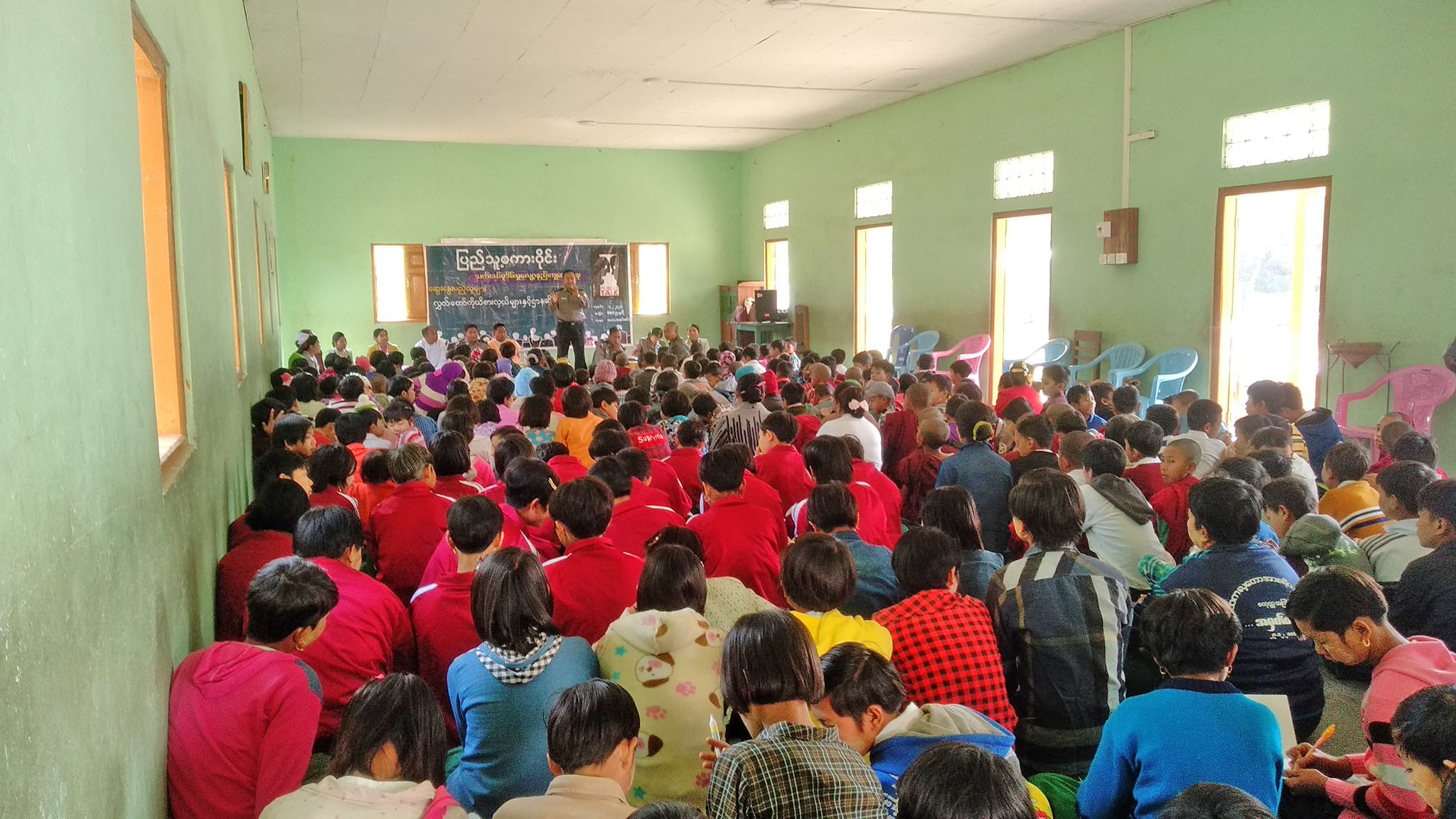 သက်ငယ်မုဒိမ်းမှု ကာကွယ်ရေး ဝက်လက်မြို့နယ် အခြေခံကျောင်းများတွင် ပညာပေး