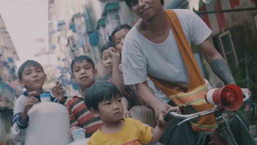 ဖြိုးမြတ်အောင် ဆိုက်ကားနင်း သရုပ်ဆောင်သီဆိုထားသည့် ‘ဘယ်သူပြောပြော’ သီချင်း(ရုပ်သံ)