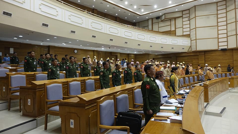 ကွယ်လွန်သွားသည့် လွှတ်တော်အမတ် ဦးလှဖြိုးအတွက်  စစ်ကိုင်းတိုင်းလွှတ်တော်၌ ငြိမ်သက်ဆုတောင်း 