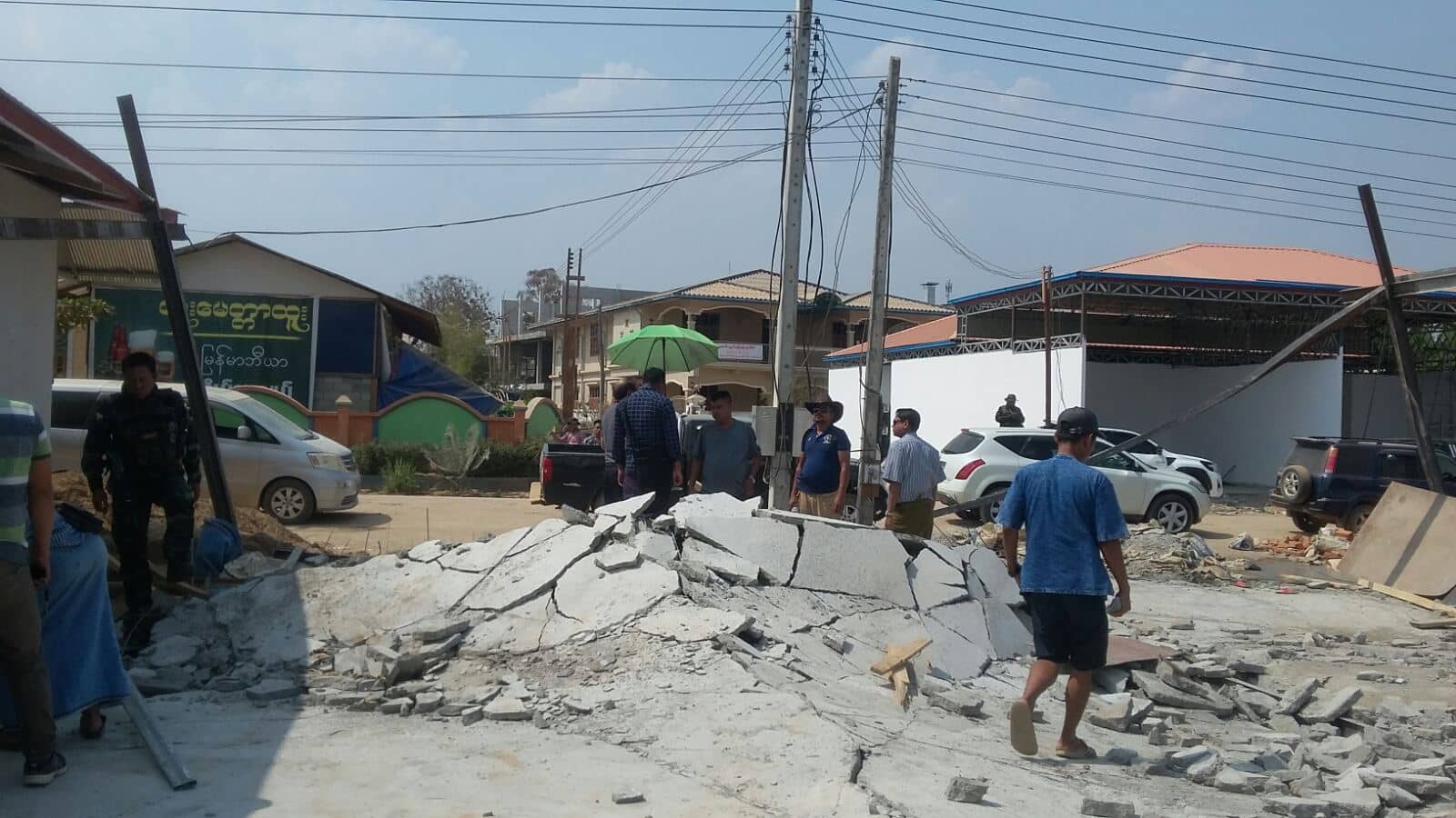 မြဝတီတွင် ဆောက်လုပ်ဆဲ အဆောက်အဦပြုကျ၊ အလုပ်သမား ၂ ဦး သေဆုံး