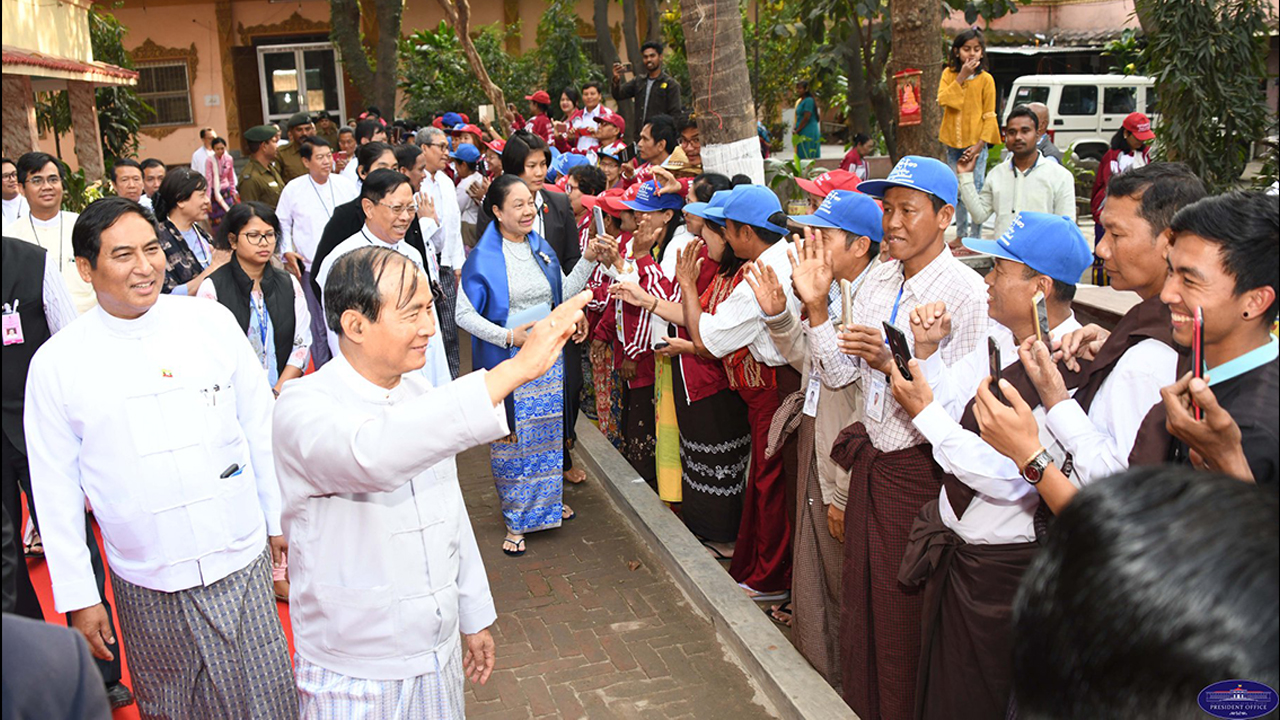 သမ္မတ ဦးဝင်းမြင့် အိန္ဒိယ ချစ်ကြည်ရေးခရီးစဉ်မှ ပြန်လည်ရောက်ရှိ