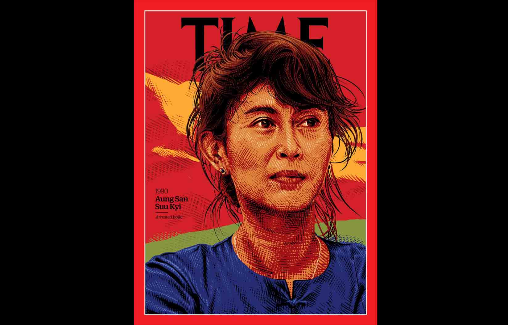 တိုင်းမ်မဂ္ဂဇင်းကရွေးချယ်သည့် ရာစုနှစ်အတွင်း ကမ္ဘာ့ဩဇာအရှိဆုံး အမျိုးသမီး ၁၀၀ စာရင်းတွင် ဒေါ်အောင်ဆန်းစုကြည်ပါဝင်