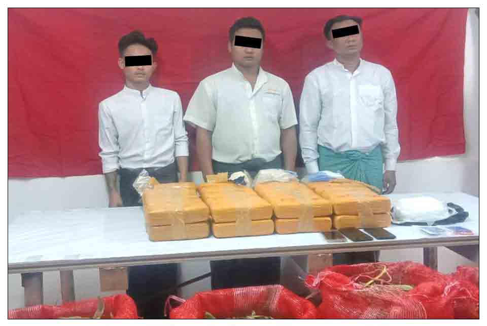သာစည်မြို့နယ်မှာ စိတ်ကြွဆေးပြား ၄ သိန်းခန့်နှင့်အိုက်စ်မူးယစ်ဆေးများ ဖမ်းမိ