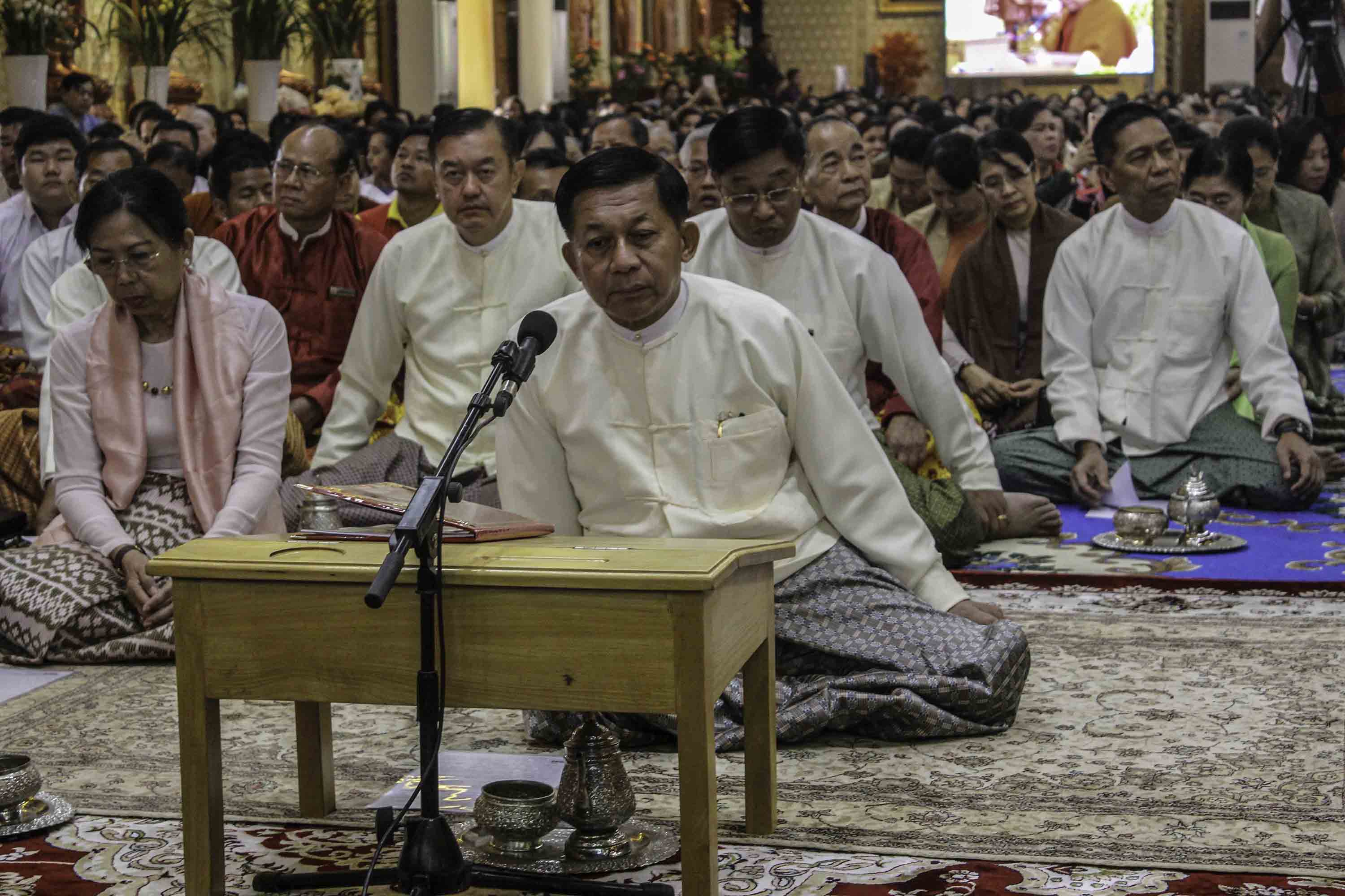 သီတဂူရေအလှူတော်အတွက် နေစွမ်းအင်သုံးမည့်အပေါ် ဗိုလ်ချုပ်မှူးကြီးချီးကျူး