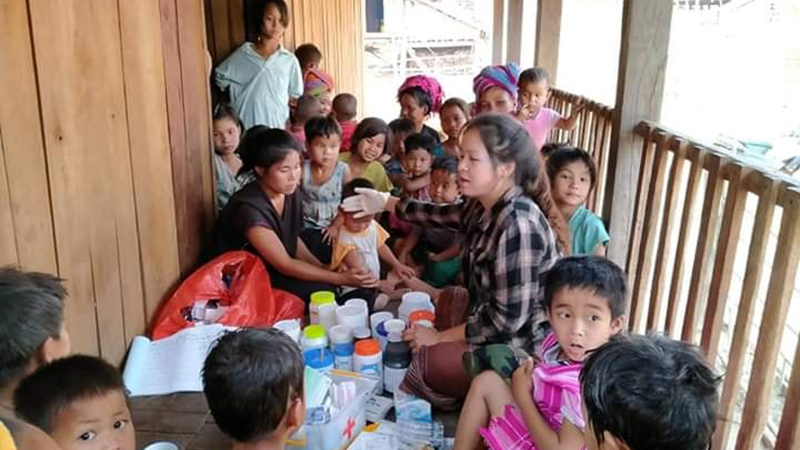 မောက်မယ်မြို့နယ် ဟံးဗွာရွာတွင် တရွာလုံးနီးပါး ဖျားနာ