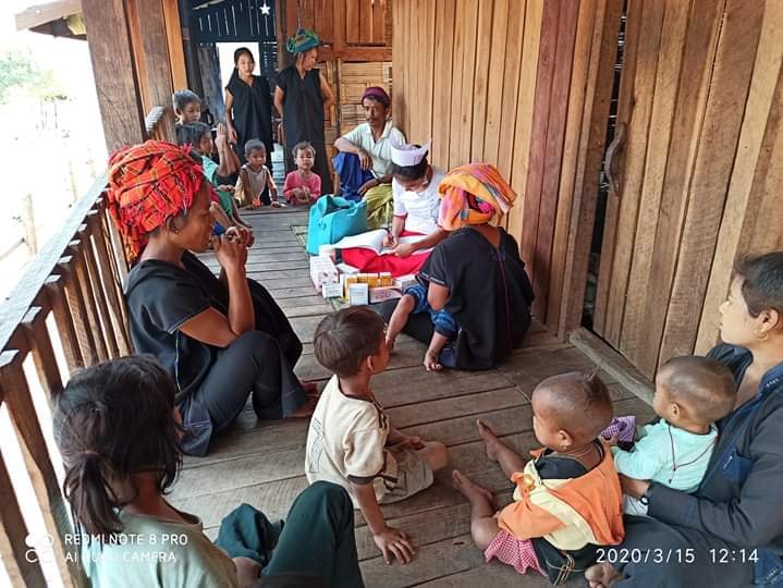 မောက်မယ်မြို့နယ် ဟံးဗွာရွာက ဖျားနာသူများ သက်သာလာ
