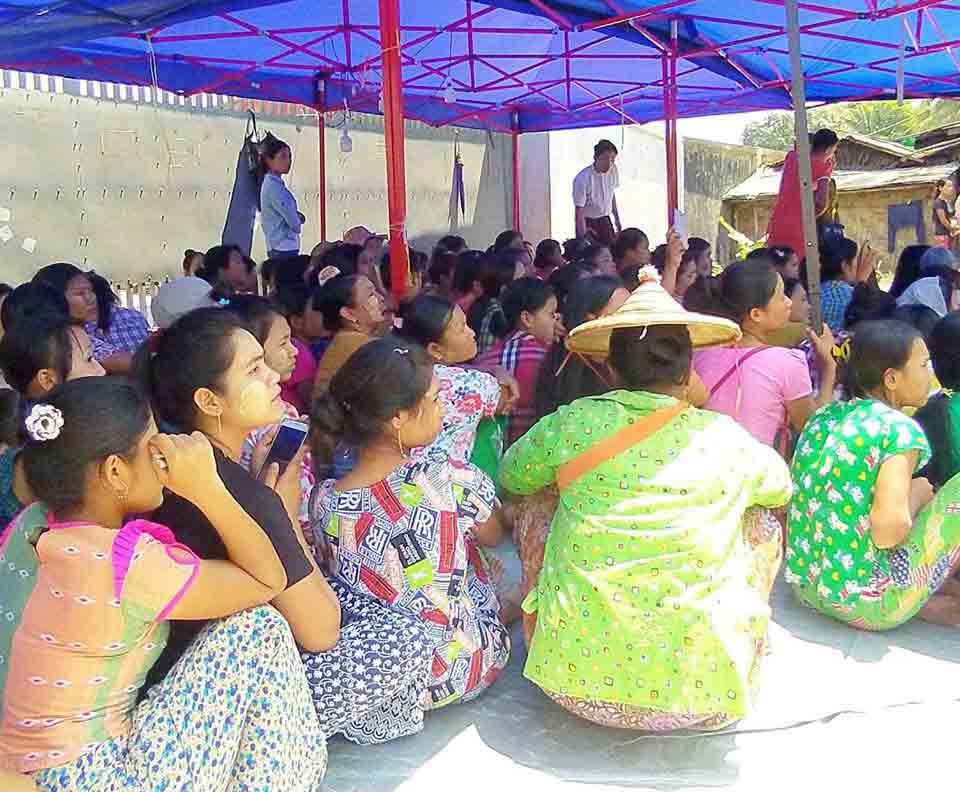 အလုပ်ရှင်ထွက်ပြေးသွားသဖြင့် အထည်ချုပ်စက်ရုံအလုပ်သမား ၇၅၀ ကျော် ဆုံးရှုံးနစ်နာနေ