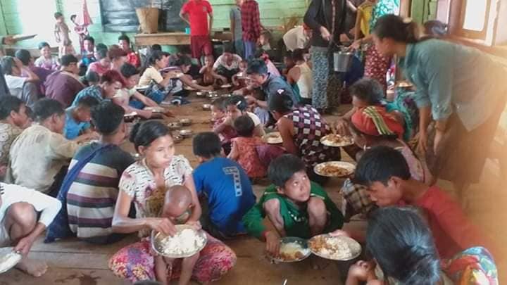 တိုက်ပွဲကြောင့် ပလက်ဝဒေသခံ ၂၀၀၀ ကျော်ထွက်ပြေးလာ
