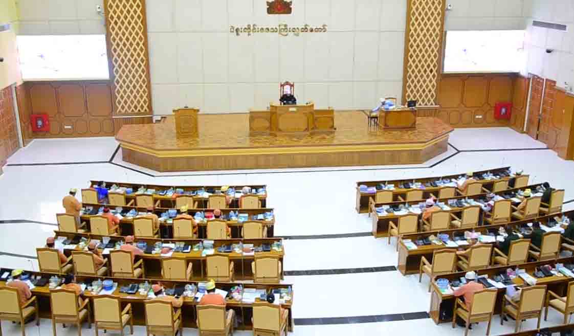COVID-19 ကာကွယ်ရန် ပဲခူးတိုင်းလွှတ်တော်ရပ်ဆိုင်း
