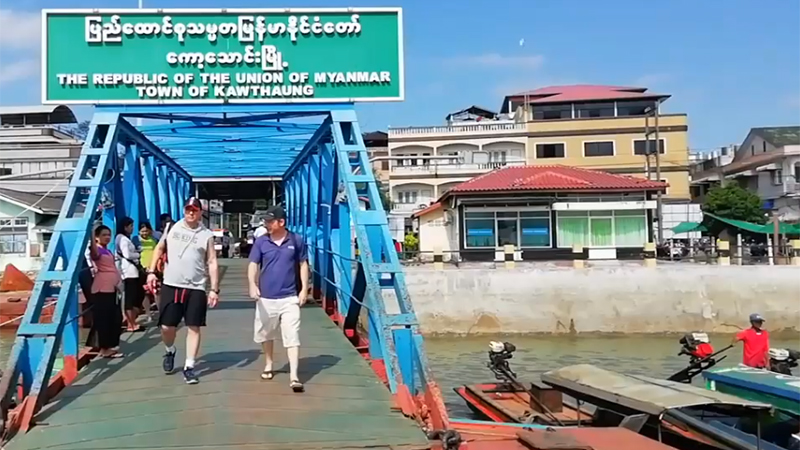 စဖန်ဖလားဂိတ်မှလွဲ၍ ကော့သောင်း-ရနောင်းနယ်စပ်ဂိတ်များ ထိုင်းဘက်က ယာယီပိတ်