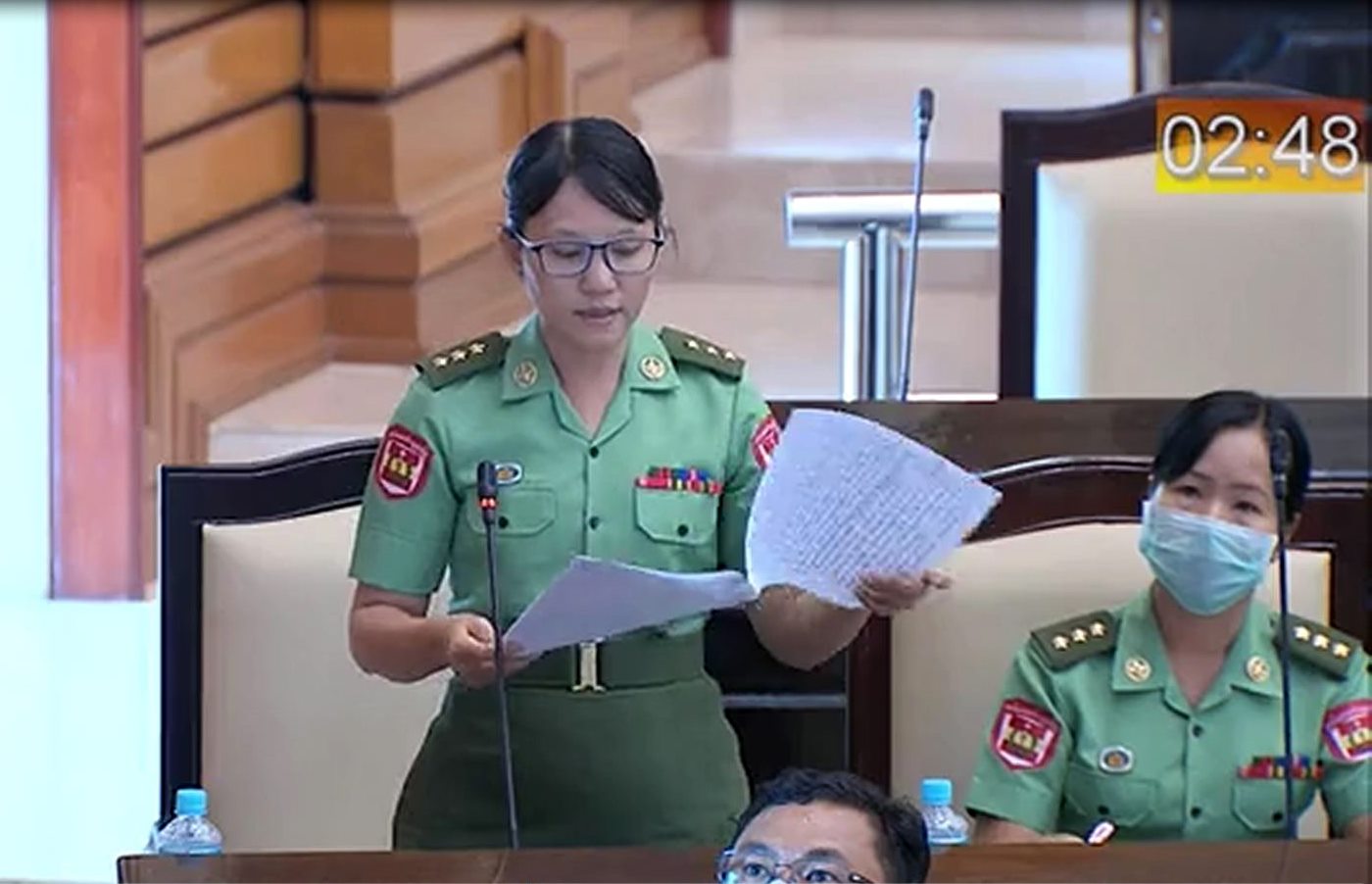 တပ်မတော်သားမဲစာရင်း ပေါက်ကြားပါက လျှို့ဝှက်အက်ဥပဒေအရ ပြစ်မှုမြောက်ဟု တပ်ကိုယ်စားလှယ် ပြော