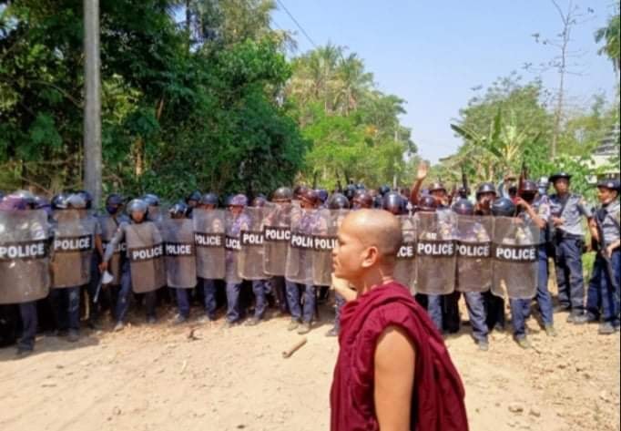 ကျုံပျော်မြို့နယ်၌ အသုဘချစဉ် အဓိကရုဏ်းဖြစ်ပြီး ၁ ဦး သေဆုံး