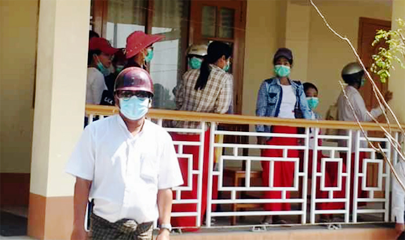 ဟင်္သာတတွင် ကိုရိုနာဗိုင်းရပ်စ် ကူးစက်မှုရှိ၊ မရှိ စောင့်ကြည့်နေရာ ၉ ခုထားရှိ