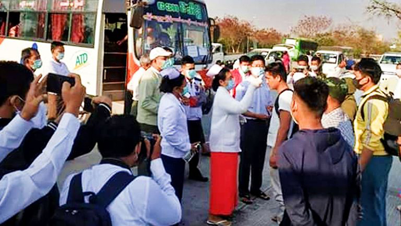 ဝမ်းတွင်းမြို့နယ်တွင် ပြည်ပကပြန်လာသူ ၅၀၀ ကျော်ကို နေအိမ်တွင် အသွားအလာ ကန့်သတ်