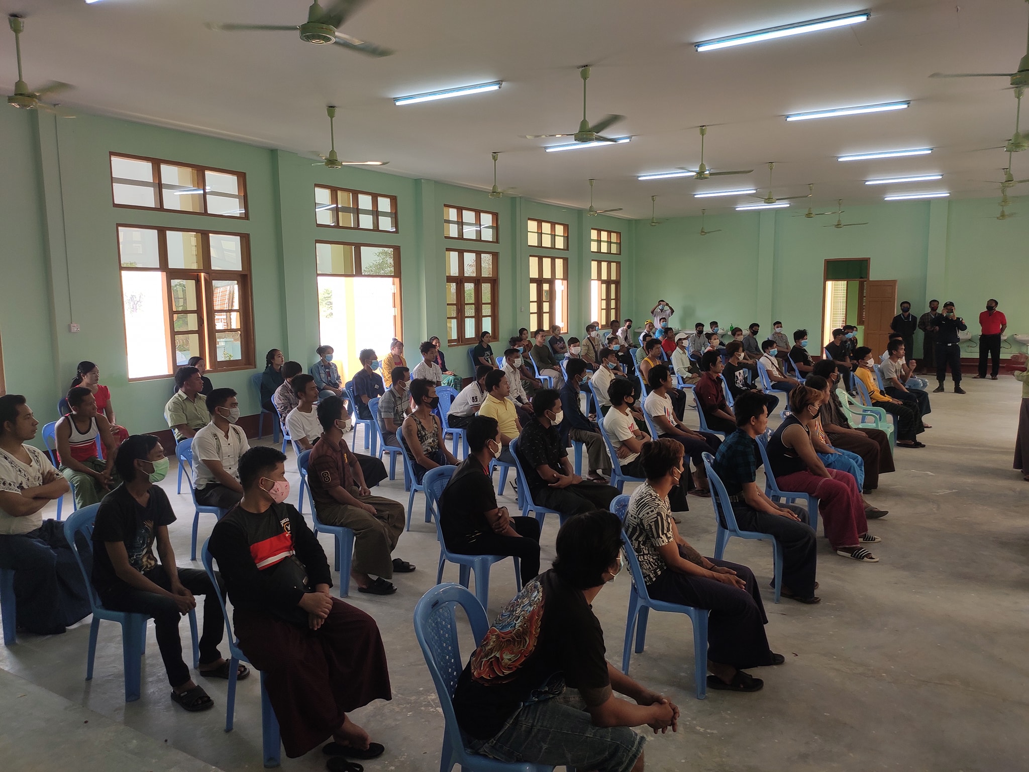 မကွေးမြို့က Facility Quarantine ခံထားရသူများ နေရပ်ပြန်