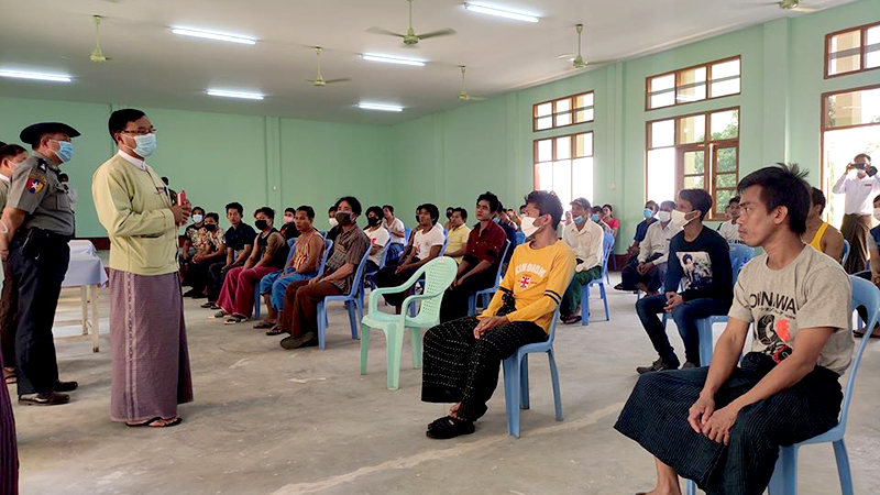 မကွေးတိုင်းတွင် Facility Quarantine ပြုလုပ်ထားသူများ၏ဓာတ်ခွဲနမူနာ စတင်စစ်ဆေး