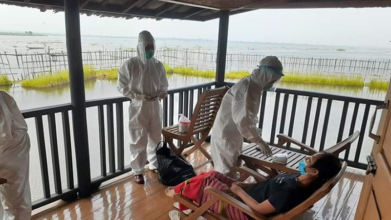 ညောင်ရွှေမြို့က ဟိုတယ်ဝန်ထမ်းနှင့် ကားဆရာများ ကျန်းမာရေးကောင်းမွန်၍ နေရပ်ပြန်ခွင့်ပေး