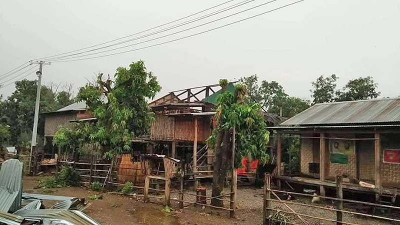 မကွေးတိုင်း၌ ၉ ရက်အတွင်း လေပြင်းတိုက်ခတ်မှု ၁၁ ကြိမ်ဖြစ်ပွား