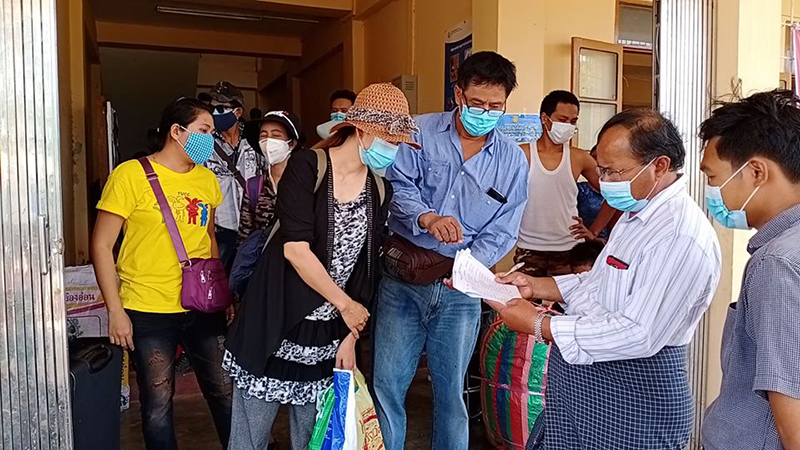 ကရင်ပြည်နယ် စခန်း ၇ ခုက စောင့်ကြည့်ရက်ပြည့်သူ ၃၂၃ ဦး နေရပ်ပြန်