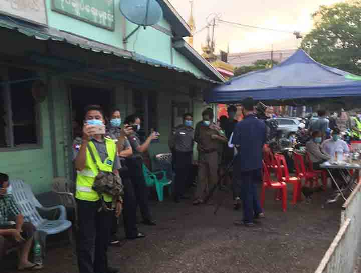 ကြည့်မြင်တိုင် ဗဟိုစံပြငါးစျေးပိတ်လိုက်သဖြင့် စျေးသူစျေးသားများနှင့် စည်ပင်အငြင်းပွားမှုဖြစ်