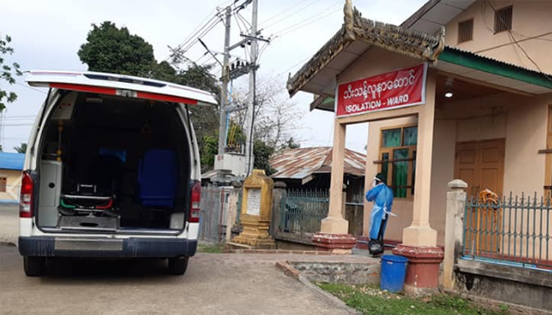 မိုးညှင်းမြို့က လူနာအမှတ် ၁၄၄ လှိုင်သာယာ ဖိနပ်စက်ရုံ၌ အလုပ်လုပ်နေသူဖြစ်