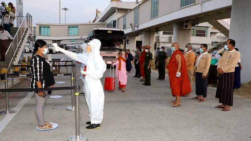 စစ်ကိုင်းက ကိုဗစ်အတည်ပြု လူနာအမှတ် ၁၄၅ အိန္ဒိယက ပြန်ခေါ်လာသူဖြစ်