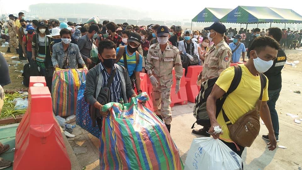မြန်မာအလုပ်သမားများ ကိုဗစ် ၁၉ ကူးစက်ခံရမှု ထိုင်းကျန်းမာရေးက အကြောင်းမကြားသေးဟု သံအရာရှိပြော