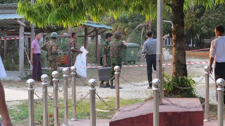 ကျောက်ဖြူမြို့နယ် ထွေအုပ်ခြံဝင်းအတွင်း အဝေးထိန်းရီမုမိုင်း ၁ လုံးတွေ့ရှိ