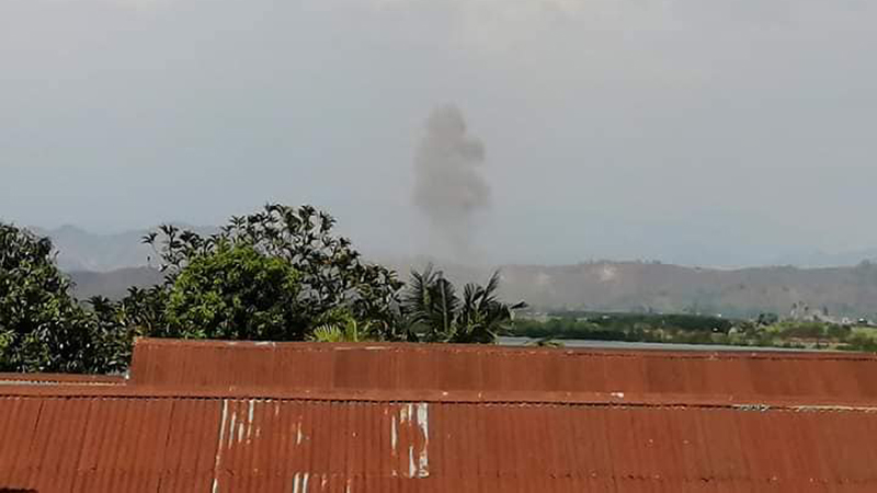 မင်းပြားတိုက်ပွဲတွင် တပ်မတော် ကြည်း၊ ရေ၊ လေ ပူးပေါင်းတိုက်ခိုက်