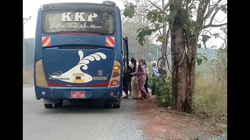 သတ်မှတ်ဦးရေထက် ပိုတင်သည့် ခရီးသည်တင်ယာဉ်ကို အရေးယူ
