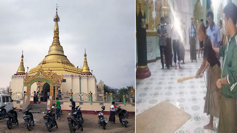 ချောက်မြို့ မြို့ဦးစေတီ အလှူခံပုံးဖောက် လူသတ်မှု ကျူးလွန်သူကို ဖမ်းမိ