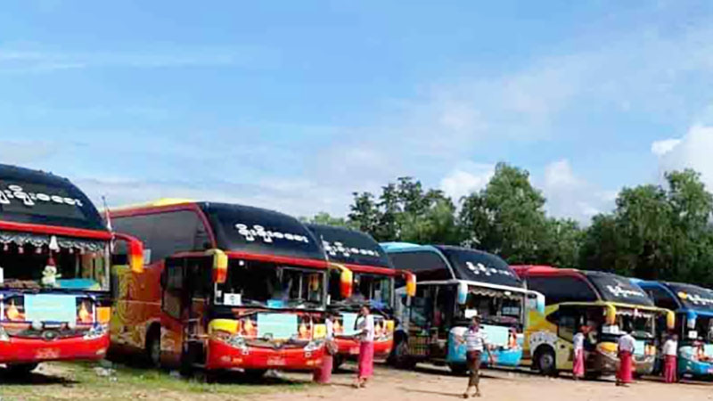 မွန်ပြည်နယ်အစိုးရက ခရီးသည်ယာဉ်များကို ယာဉ်စီးခ ၂ ဆတိုးမြှင့် ကောက်ခံခွင့်ပြု