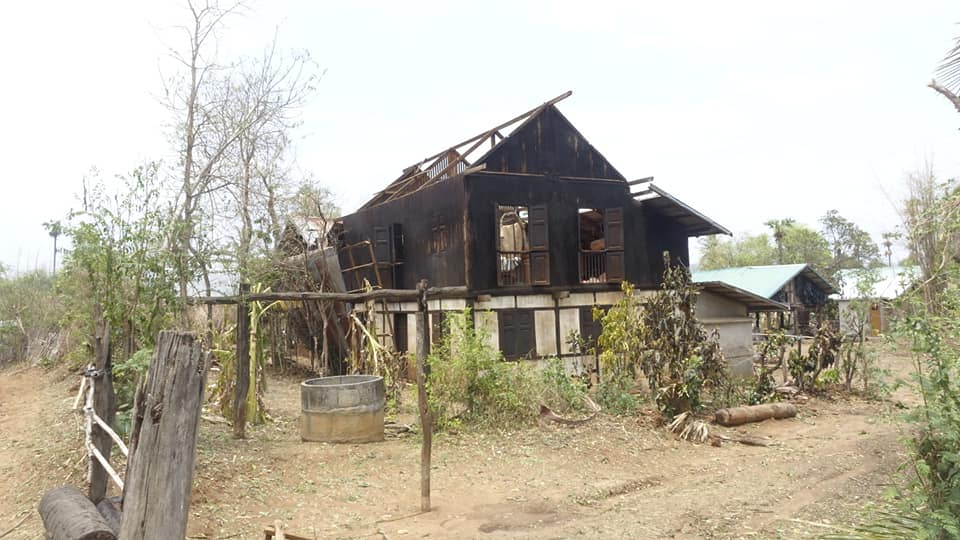 ဧပြီလအတွင်း စစ်ကိုင်းတိုင်း၌ လေပြင်းတိုက်ခတ်မှု ၅၇ ကြိမ်ဖြစ်ပွား