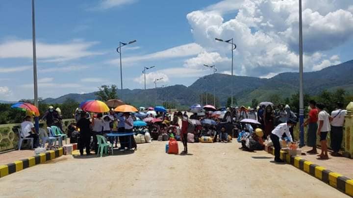 နမ့်ပန်းဒေသက Quarantine ၂၁ ရက်ပြည့် ရွှေ့ပြောင်းလုပ်သား ၅၅၄ ဦးကို နေရပ်ပြန်ပို့