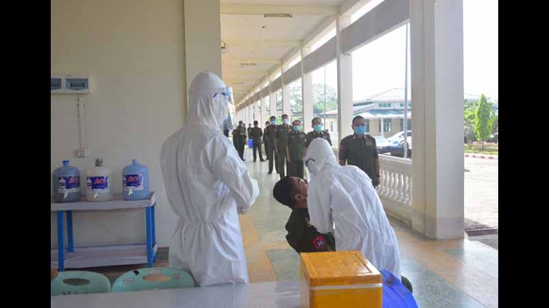 တပ်မတော်သား လွှတ်တော်ကိုယ်စားလှယ်အားလုံးကို စစ်ဆေးရာတွင်   COVID-19 ပိုးမတွေ့ရှိ 