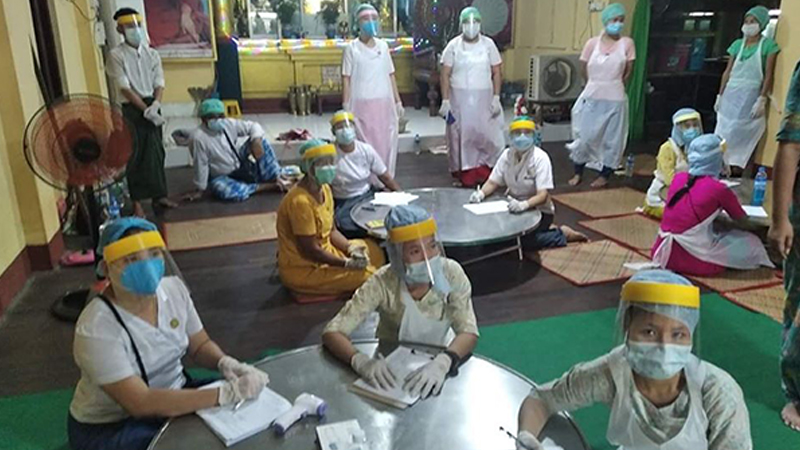 အင်းစိန်တွင် ကျန်းမာရေးစစ်တမ်းကောက်ပြီး ဓာတ်ခွဲစစ်ဆေးသူ ၁၆ ဦး ပိုးမတွေ့