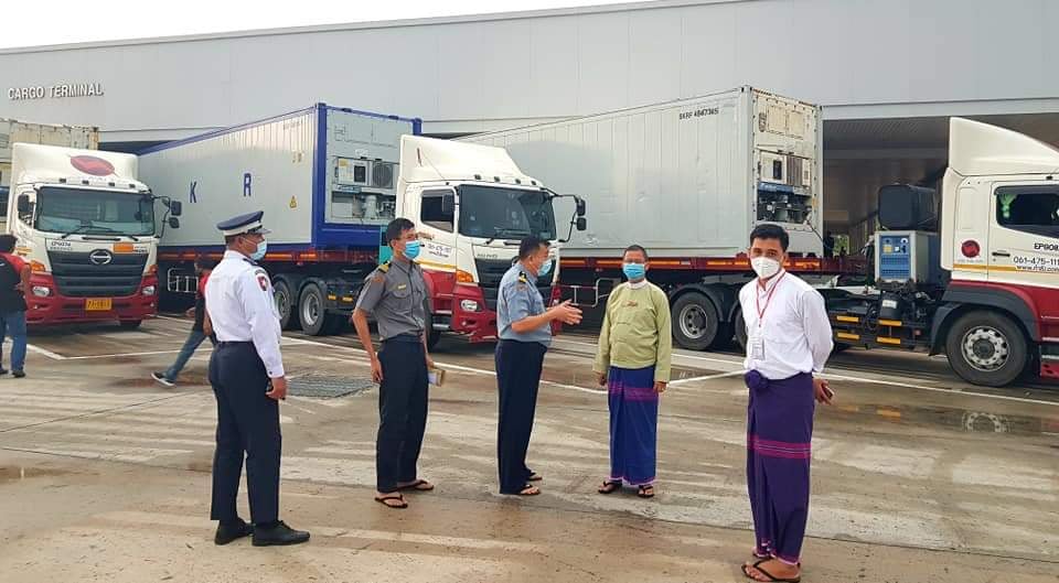 ဒေါ်လာ ၃ သိန်းခန့်တန်ဖိုးရှိ COVID-19 ကာကွယ်ရေး ဆက်စပ်ပစ္စည်းများ မြဝတီရောက်