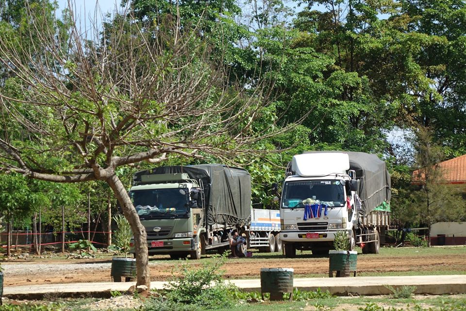 ကယားပြည်နယ် ဝင်ထွက်သွားလာသည့် ကုန်တင်ယာဉ်များကို အစိုးရကြပ်မတ်