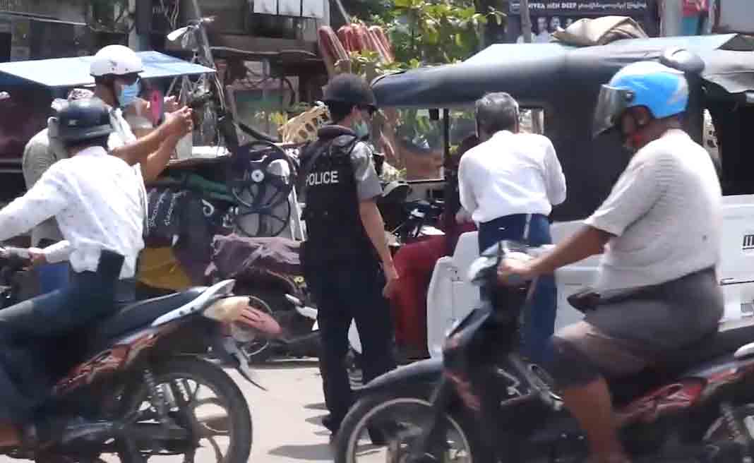 မန္တလေးမြို့တွင် Mask မတပ်သူအယောက် ၅၀၀ ကျော်ကို အရေးယူ