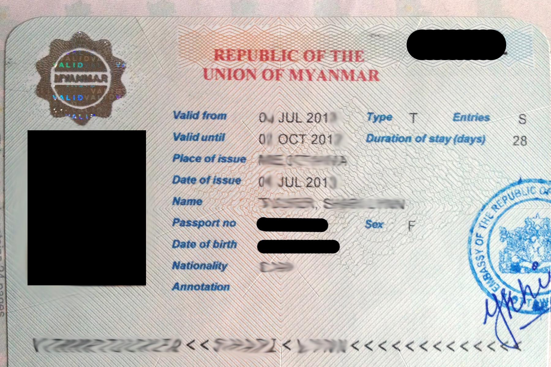 မြန်မာပြည်ဝင်လာမည့် နိုင်ငံခြားသားခရီးသွားများကို မေလကုန်အထိ ဆက်ပိတ်ထား