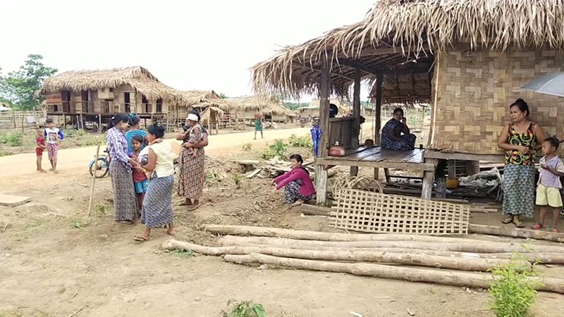 ရေကြီး နစ်မြုပ်ဒဏ်ခံခဲ့ရသည့် ရွှေ့ပြောင်းနေထိုင်သူများ အခက်အခဲများ ရင်ဆိုင်နေရ
