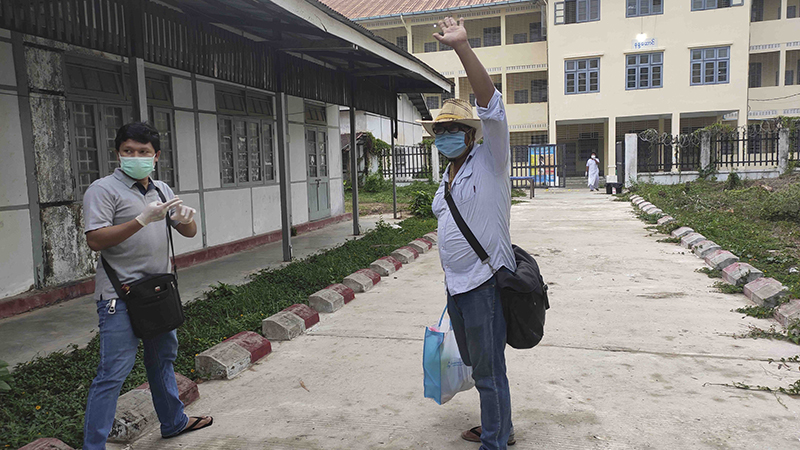 ပုသိမ်အခြေစိုက် သတင်းထောက် ၂ ဦး Quarantine ဝင်