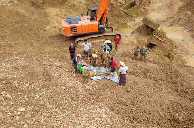 ဖားကန့်မြို့နယ်တွင် ရွှေကျင်းဟောင်း မြေစာပြိုကျပြီး အမျိုးသား ၁ ဦး သေဆုံး