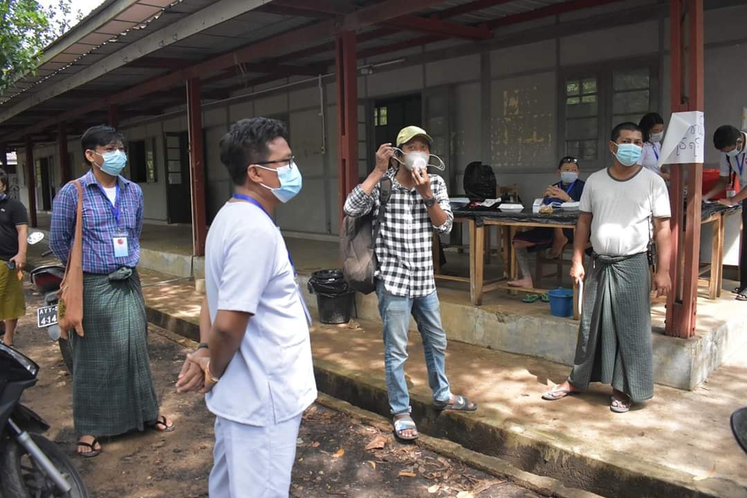 ပုသိမ်တွင် Quarantine ဝင်နေသည့် သတင်းထောက် ၂ ဦးအပါအဝင် ၅ ဦးတွင် COVID-19 ရောဂါပိုး မတွေ့