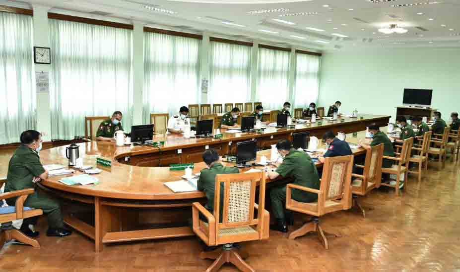 တပ်မတော်အနေဖြင့် ပြည်သူအပေါ် ရေလိုလလို ကျင့်သုံးရန် ဗိုလ်ချုပ်မှူးကြီးတိုက်တွန်း 