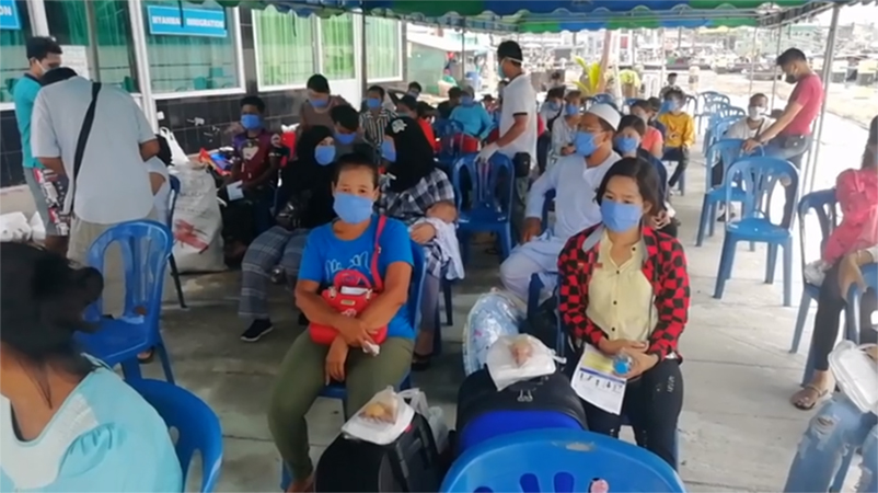 ကော့သောင်းနယ်စပ်ဂိတ်မှ ပြန်ဝင်လာသူ ၄၀ ကျော်၏ ဓာတ်ခွဲနမူနာ စစ်ဆေးမည်